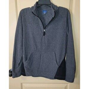 Gear Men Gray pullover zip up long sleeve light sweater Size Small pre-owned